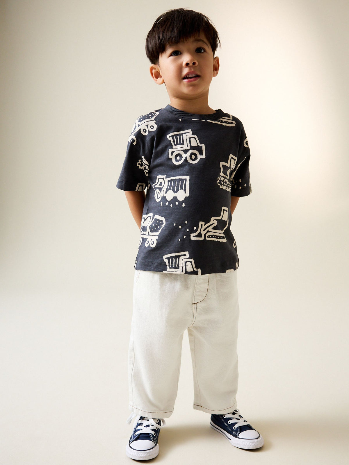 Ecru Wide Fit Jeans (3mths-7yrs)