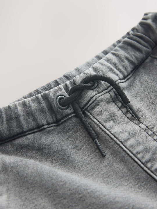 Grey Barrel Leg Comfort Stretch Wide Cargo Jeans (3mths-7yrs)