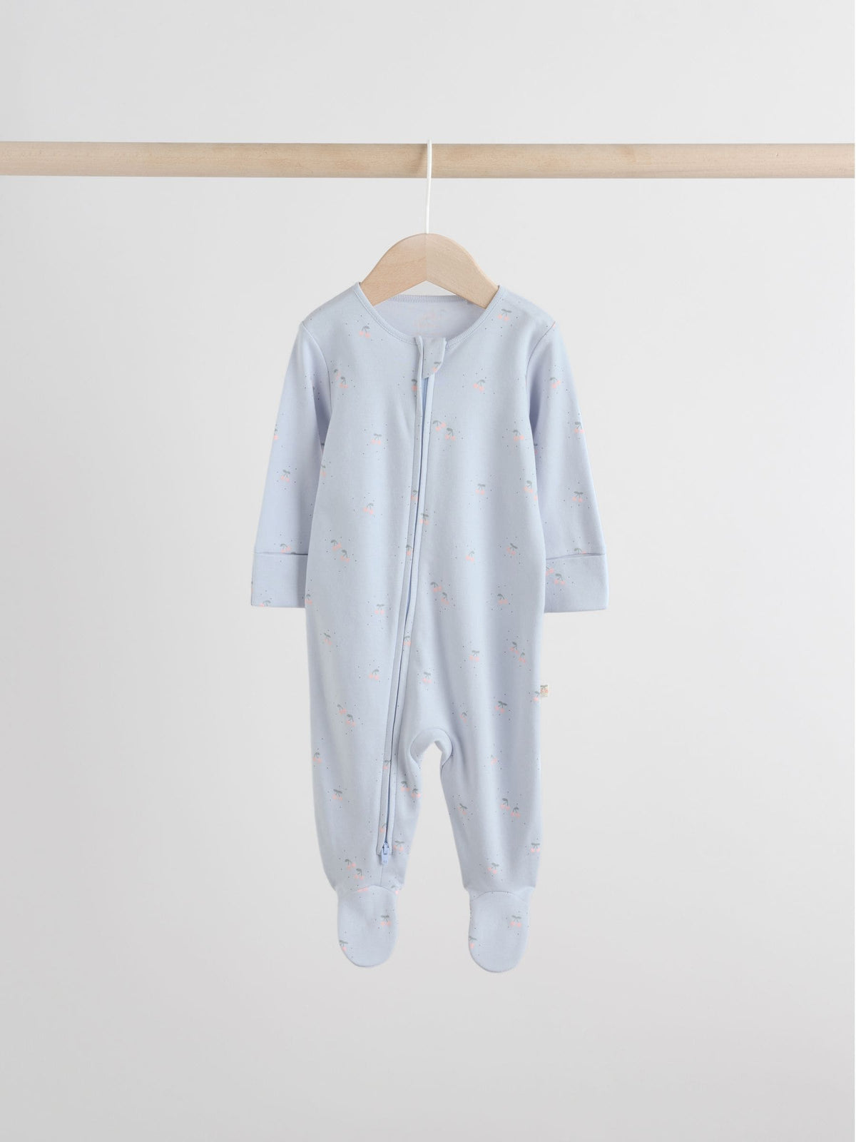 Multi Pastel Character Two Way Zip Baby Sleepsuits 5 Pack (0-2yrs)