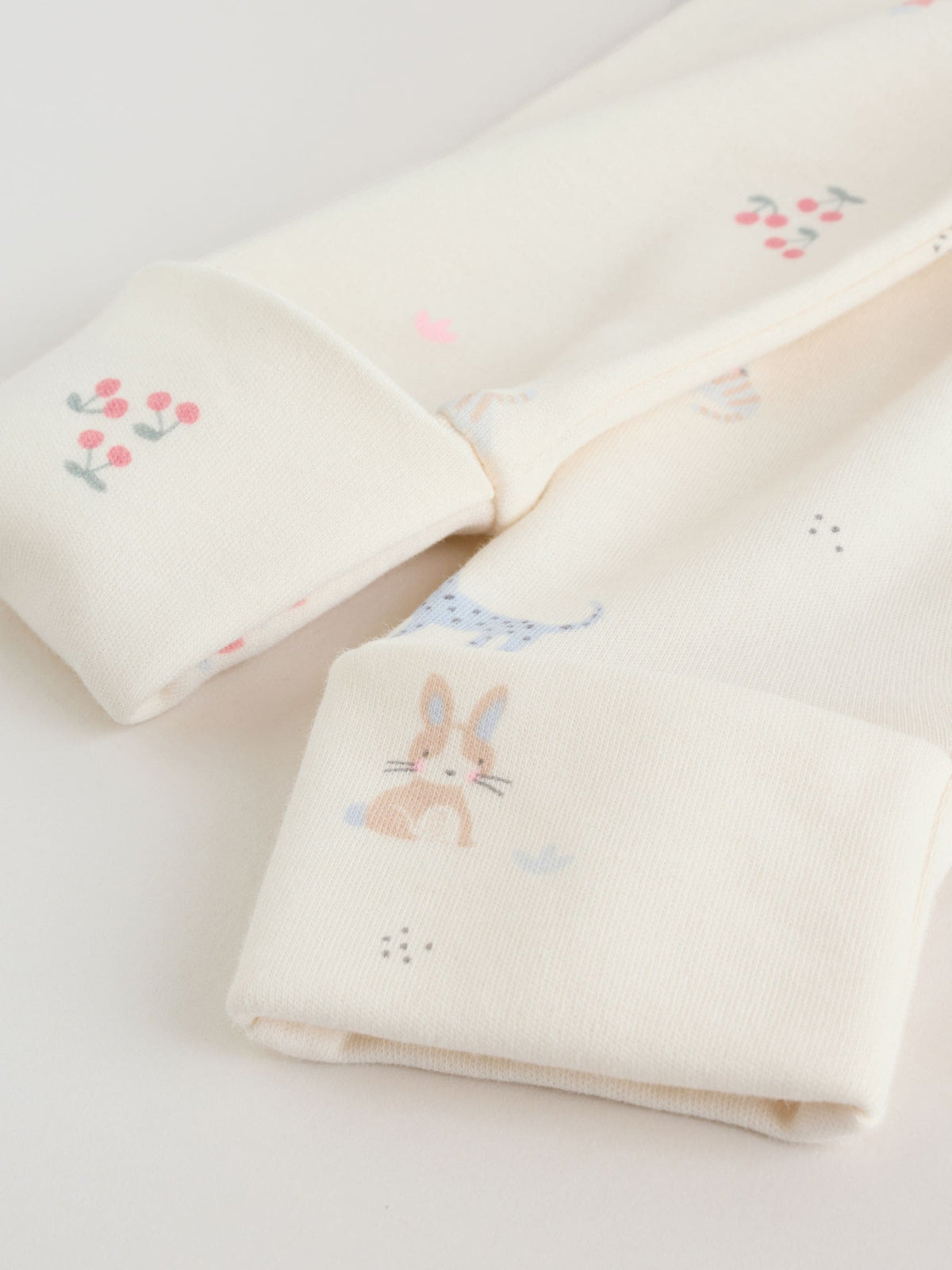 Multi Pastel Character 3 Pack Two Way Zip Baby Sleepsuit (0mths-3yrs)