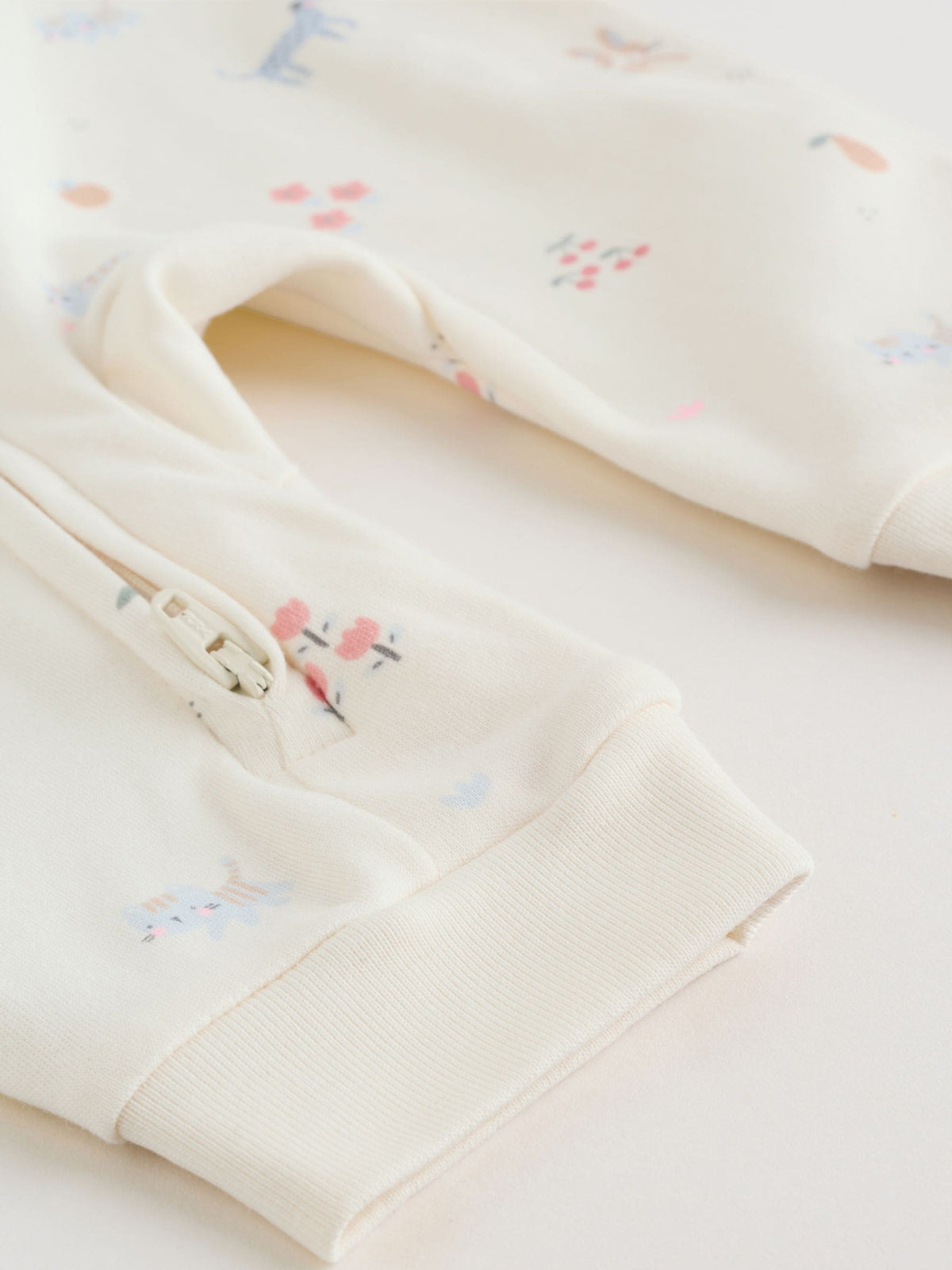 Multi Pastel Character 3 Pack Two Way Zip Baby Sleepsuit (0mths-3yrs)