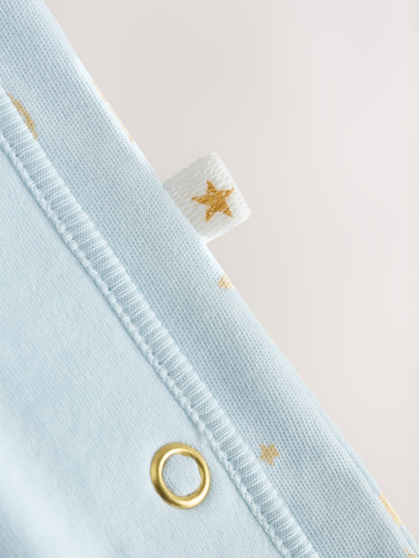 Blue EID Baby Sleepsuit (0mths-2yrs)