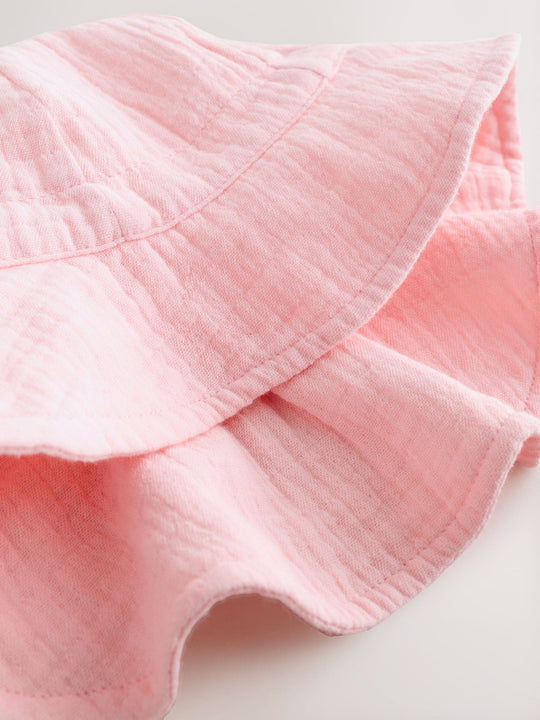 Light Pink Baby Summer Hat (0mths-2yrs)