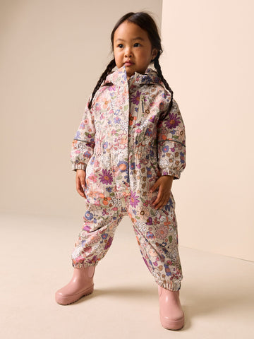 Green Floral Character Waterproof Snowsuit (6mths-7yrs)