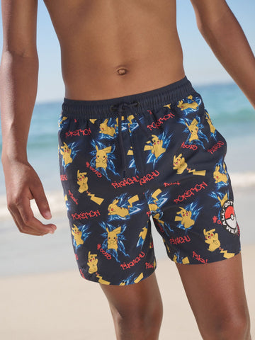 Navy Pokemon Swim Shorts (3-16yrs)