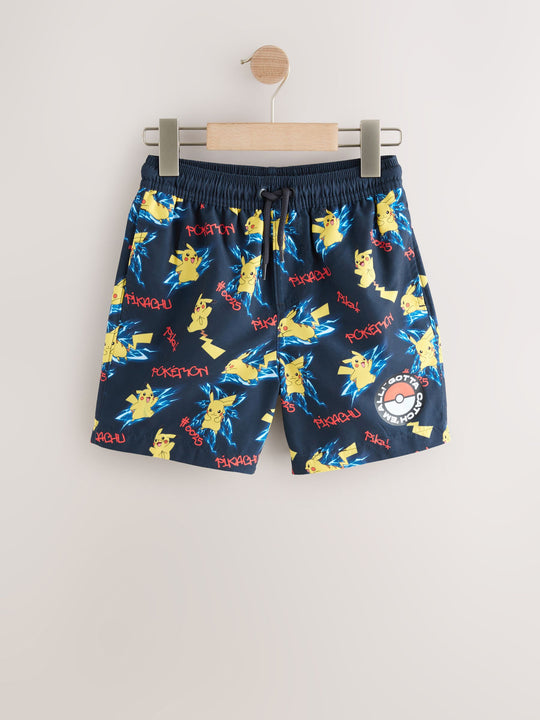 Navy Pokemon Swim Shorts (3-16yrs)