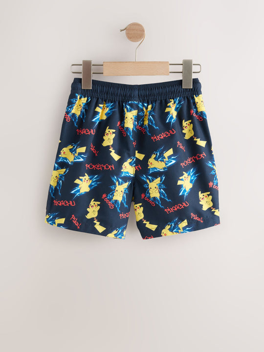 Navy Pokemon Swim Shorts (3-16yrs)