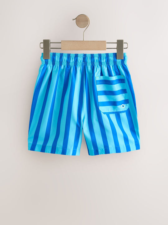 Cobalt Blue Stripe Swim Shorts (3-16yrs)