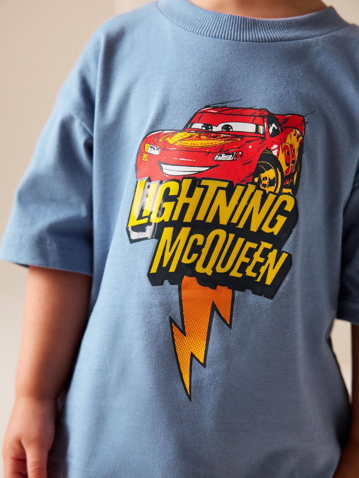 Blue Short Sleeve Disney Cars T-Shirt (9mths-8yrs)