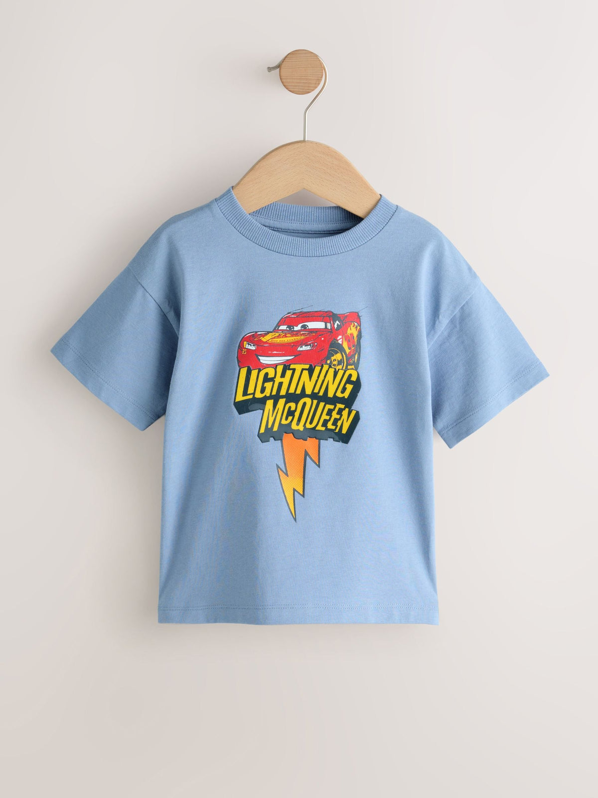 Blue Short Sleeve Disney Cars T-Shirt (9mths-8yrs)