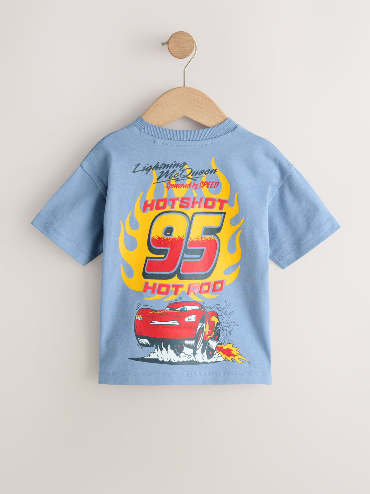 Blue Short Sleeve Disney Cars T-Shirt (9mths-8yrs)