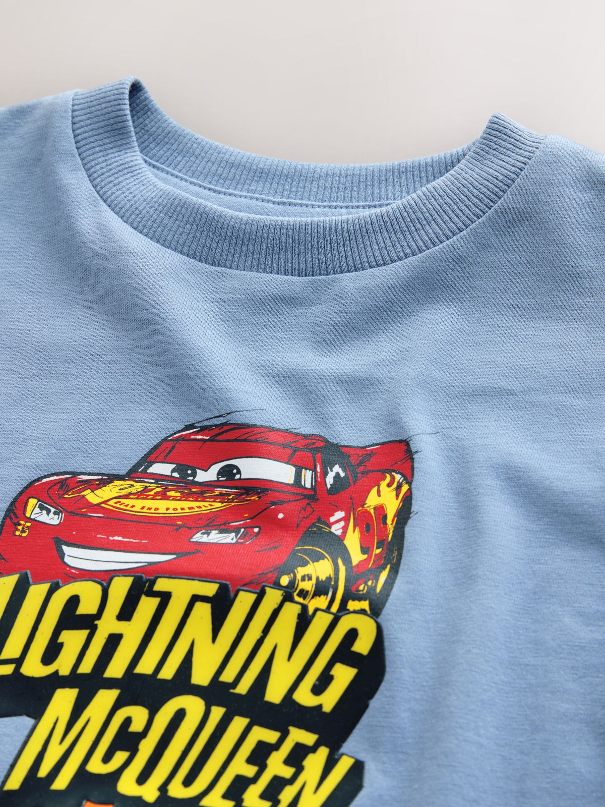 Blue Short Sleeve Disney Cars T-Shirt (9mths-8yrs)