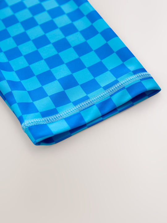 Blue Mario Rash Vest (3-16yrs)