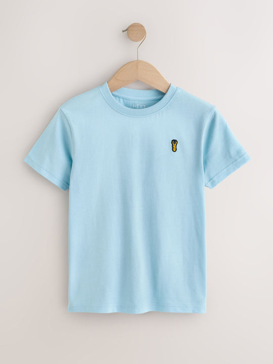 Blue Regular Fit Relaxed Fit Colourblock Short Sleeve T-Shirts 3 Pack (3-16yrs) (3-16yrs)