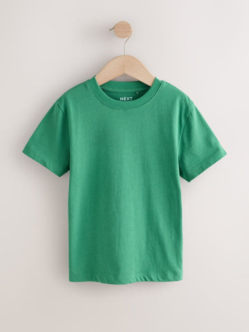 Green Regular Fit Short Sleeve T-Shirt (3-16yrs)