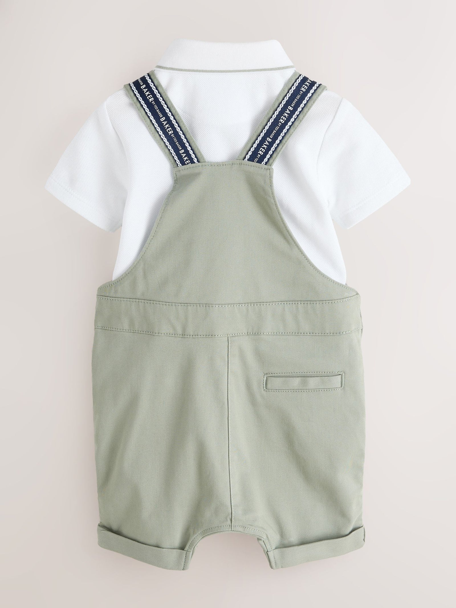 Baker by Ted Baker Dungarees And Polo Shirt Set