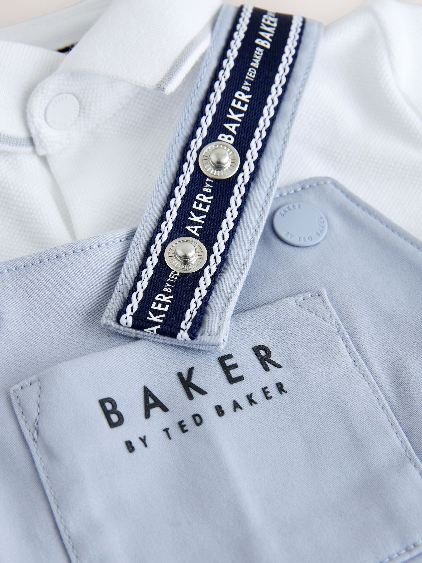 Baker by Ted Baker Dungarees And Polo Shirt Set