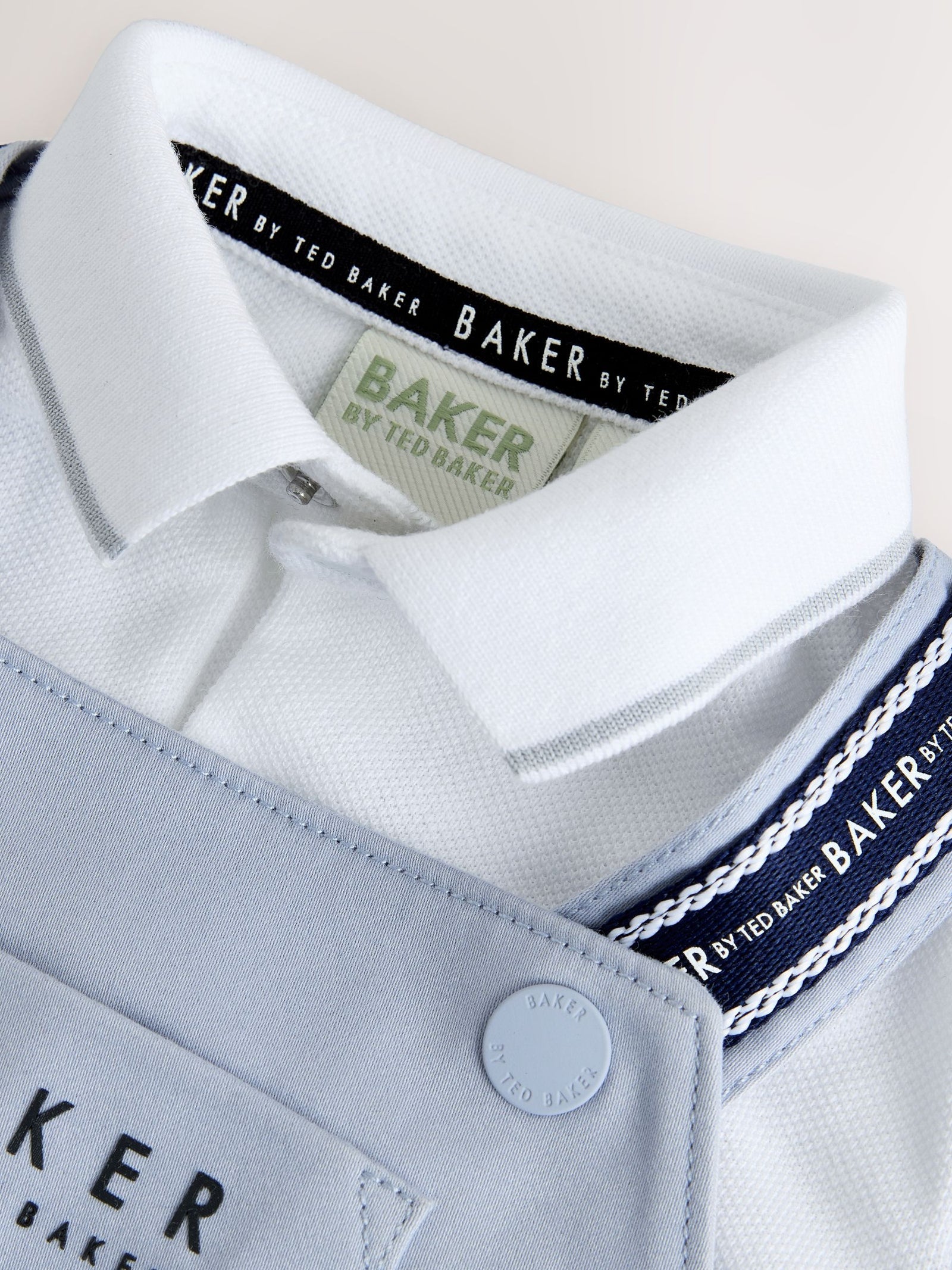 Baker by Ted Baker Dungarees And Polo Shirt Set