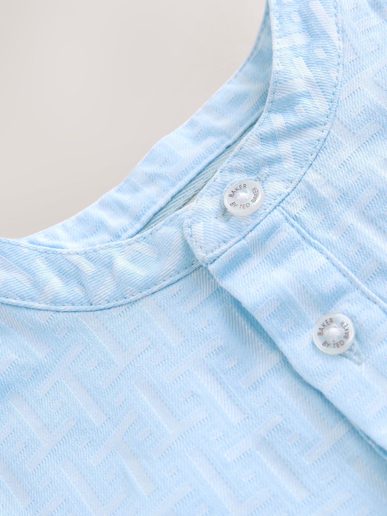 Baker by Ted Baker Blue Grandad Collar Romper