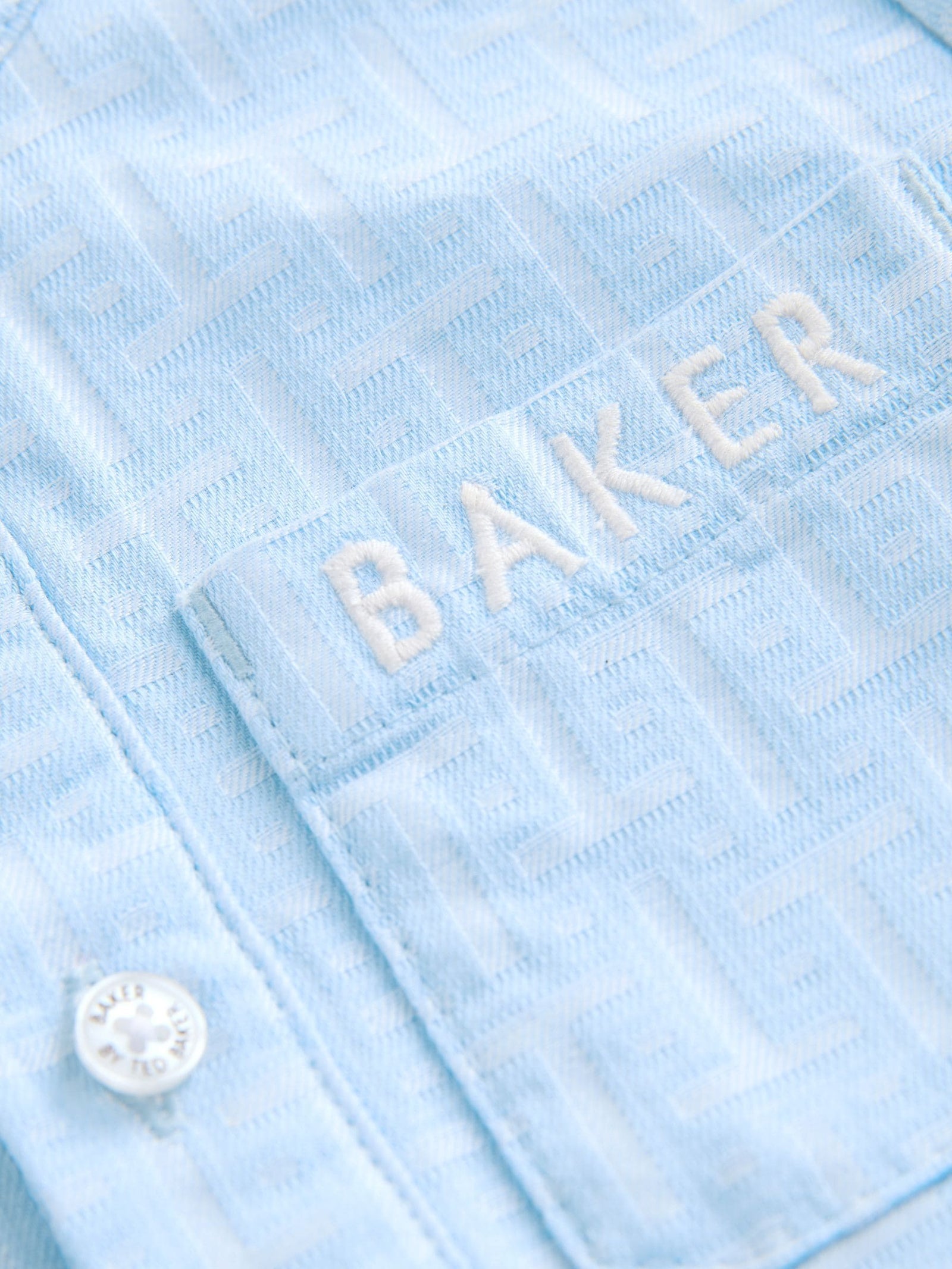 Baker by Ted Baker Blue Grandad Collar Romper