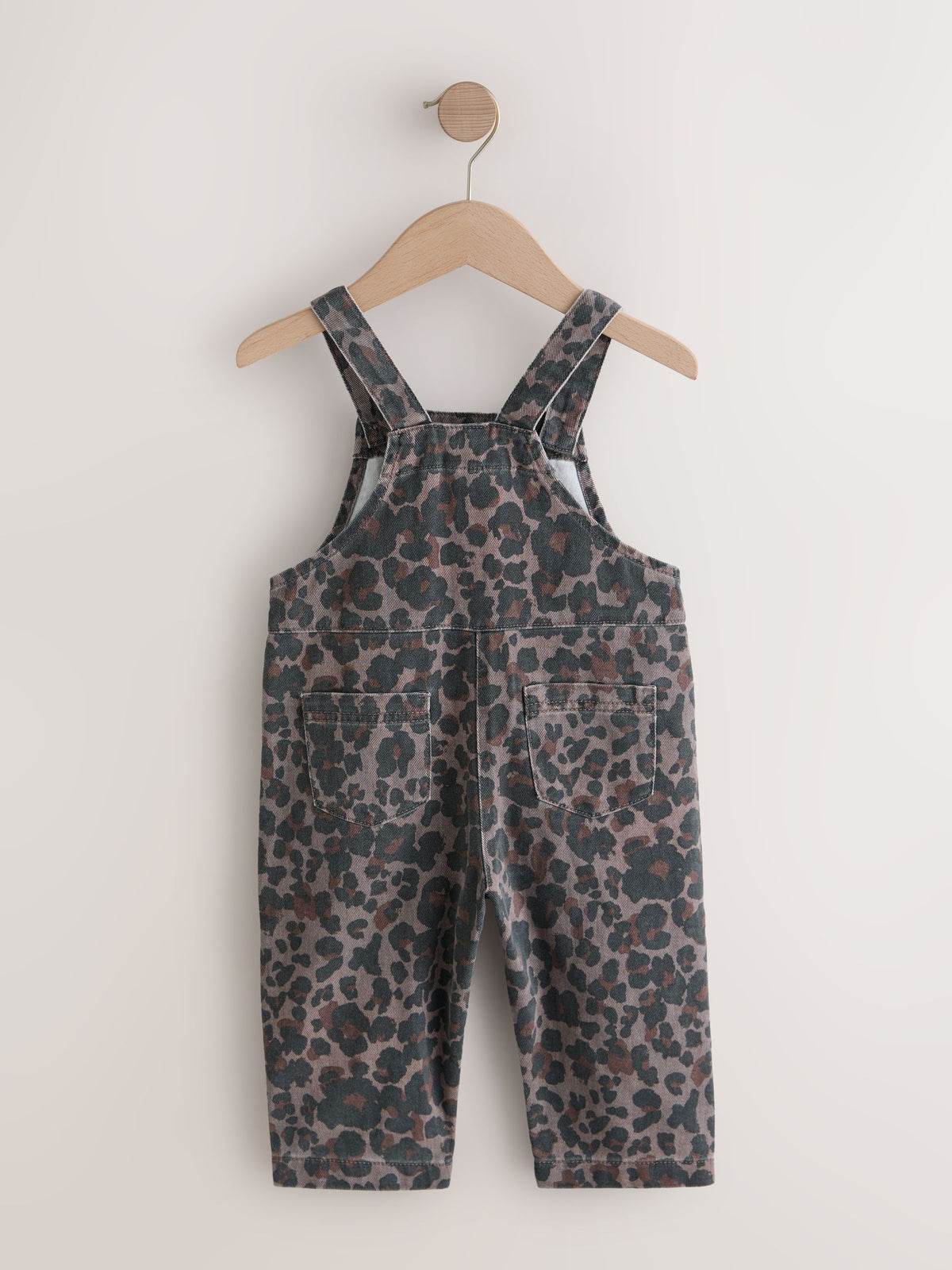 Animal Print Denim Dungarees (3mths-7yrs)