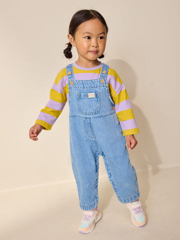 Mid Blue Denim Dungarees (3mths-7yrs)