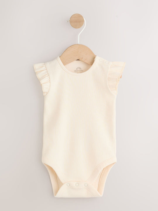 Yellow Ditsy Baby Jersey Dungarees and Bodysuits Set 2 Piece (0mths-3yrs)