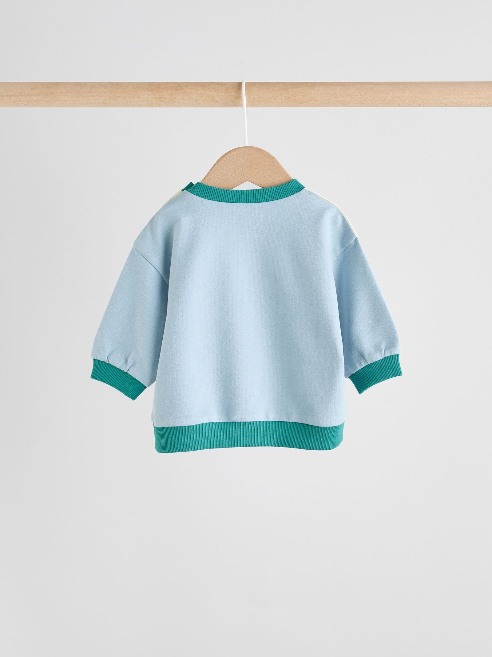 Blue Milk Club Sweatshirt and Shorts Baby Set (0mths-2yrs)