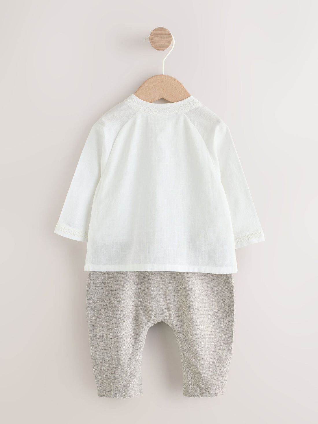 Neutral Baby Occasion Romper (0mths-2yrs)