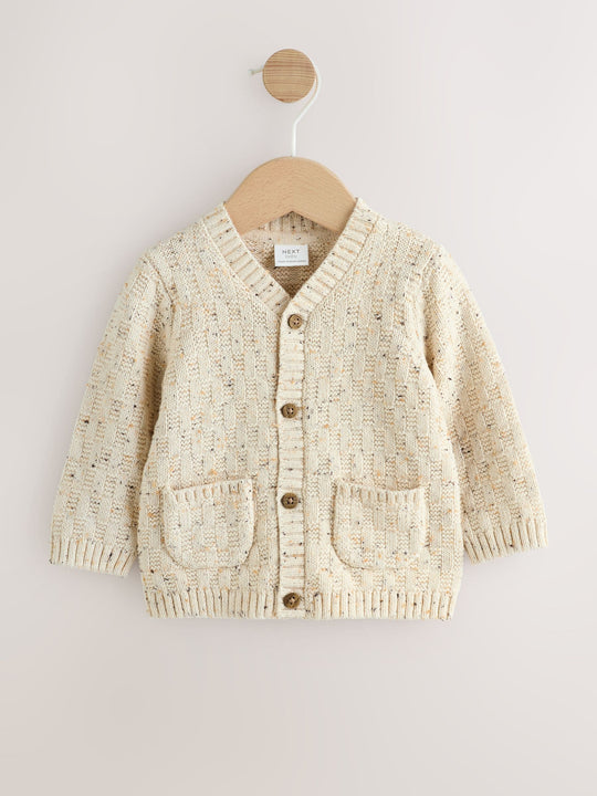 Natural Milk Club Embroidered Baby Cardigan
