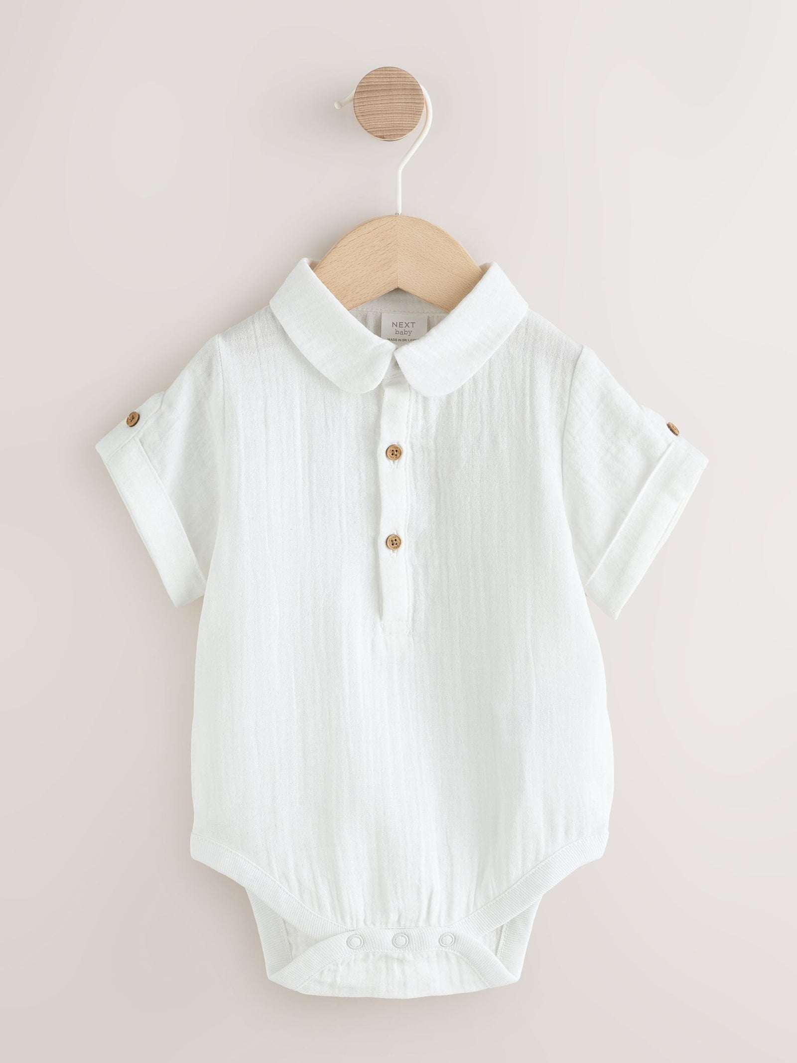 Neutral Baby Shirt Trousers and Braces Set 3 Piece (0mths-2yrs)