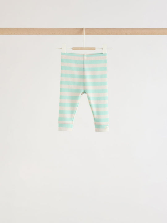 Pink Stripe Long Sleeve Top And Leggings Set 6 Piece (0mths-3yrs)