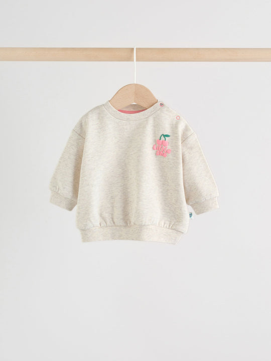 Green/Ecru Milk Club Baby Sweatshirt and Leggings 2 Piece Set (0mths-2yrs)