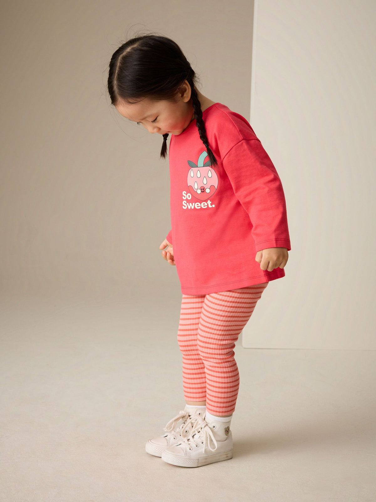 Bright Pink Long Sleeve Top and Leggings Set (3mths-7yrs)