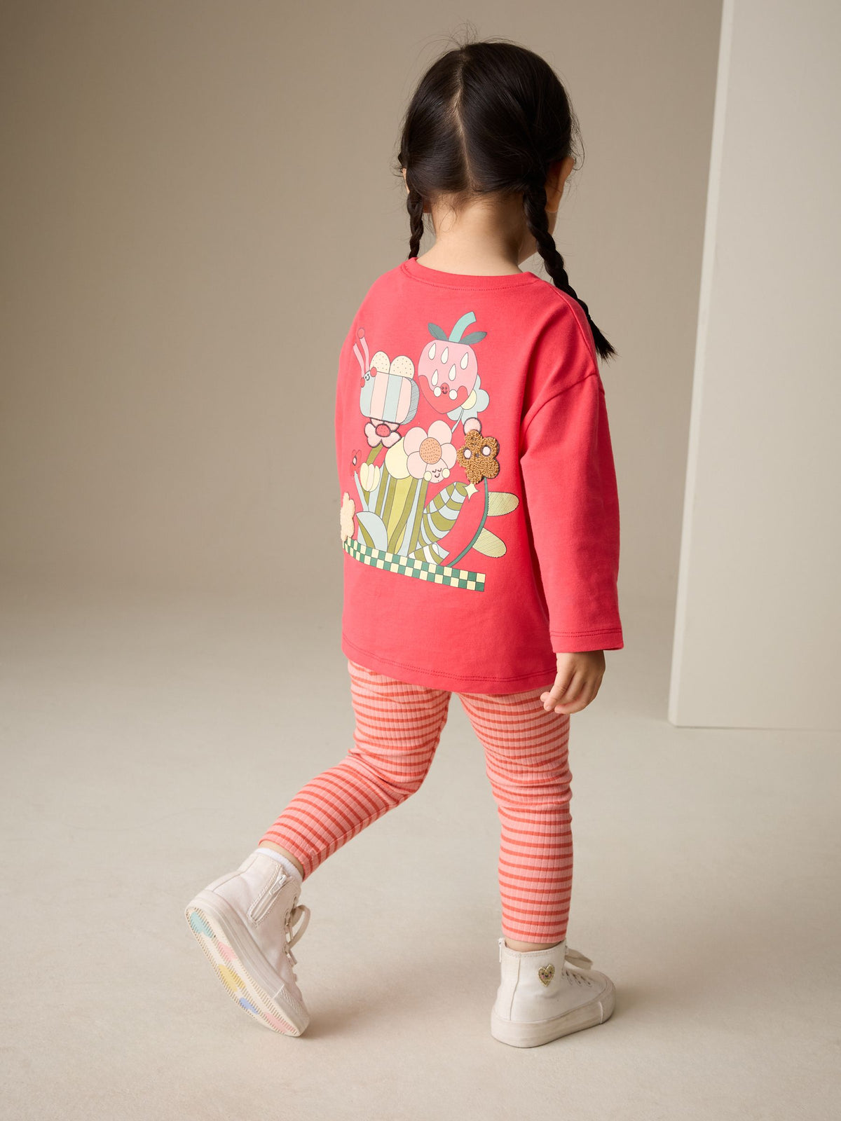 Bright Pink Long Sleeve Top and Leggings Set (3mths-7yrs)