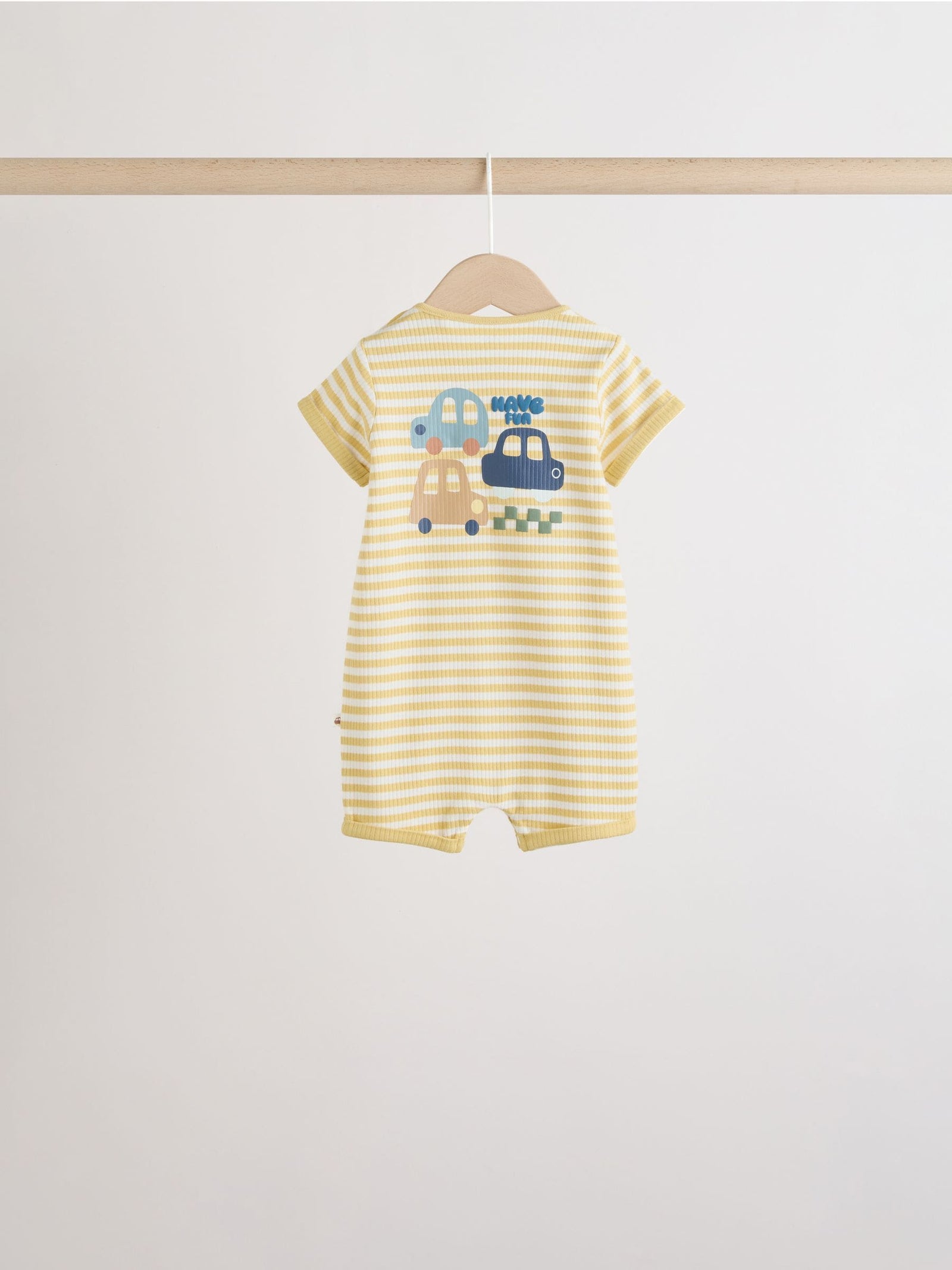 Blue Transport Printed Cotton RIch Baby Rompers 4 Pack