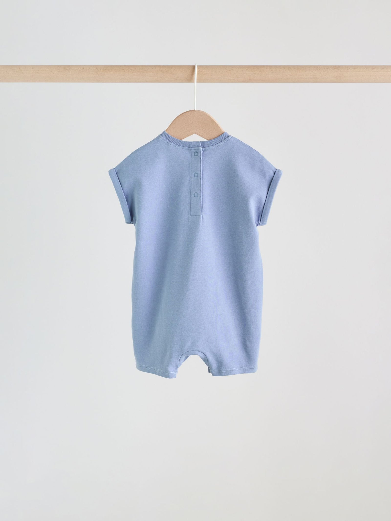 Blue Safari Jersey Baby Rompers 3 Pack