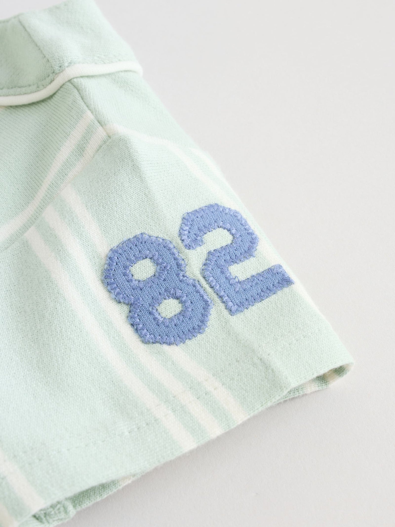 Blue Baby Jersey Rompers 2 Pack