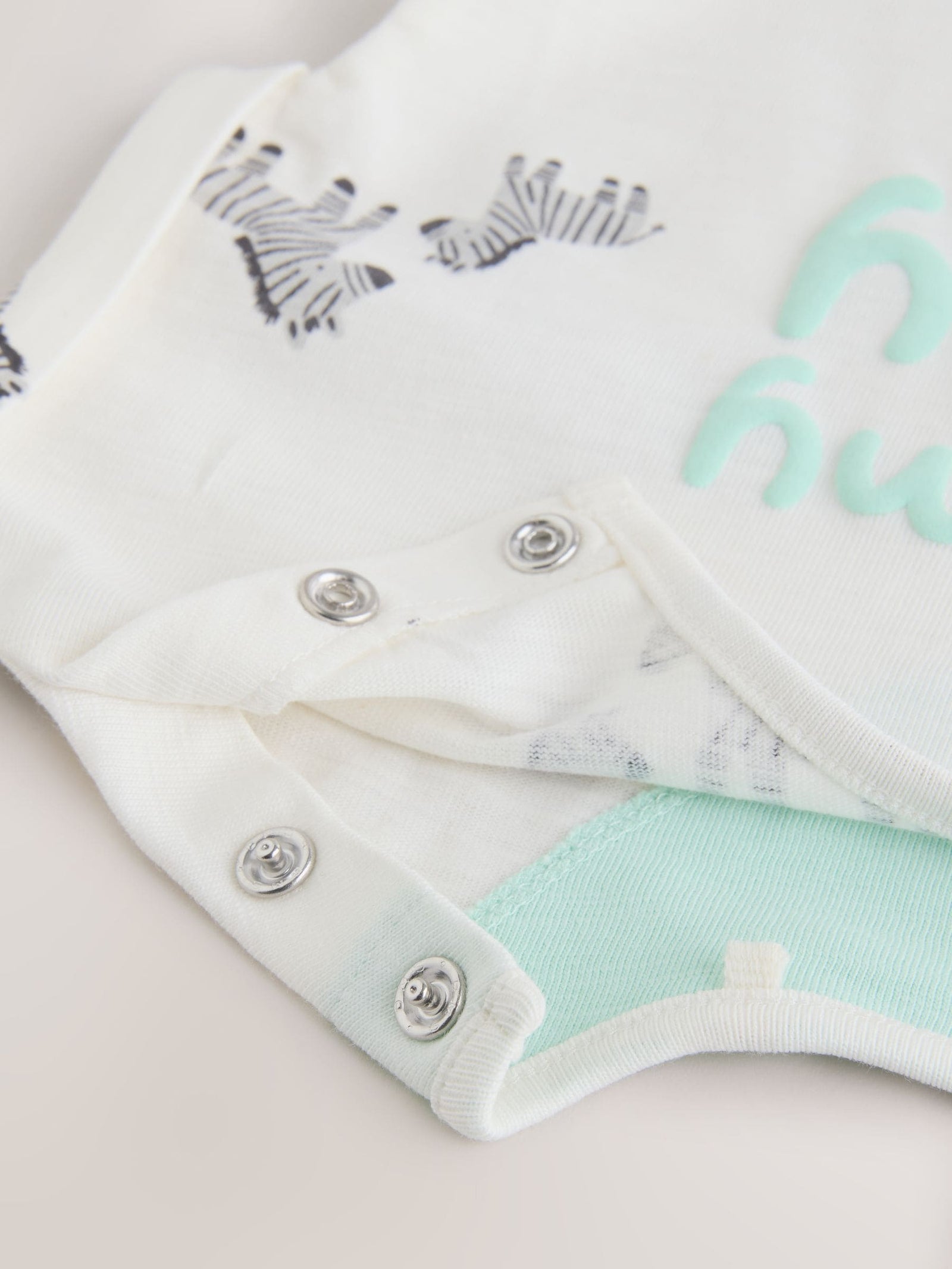 White All Over Printed I Love My Daddy Baby Jersey Romper