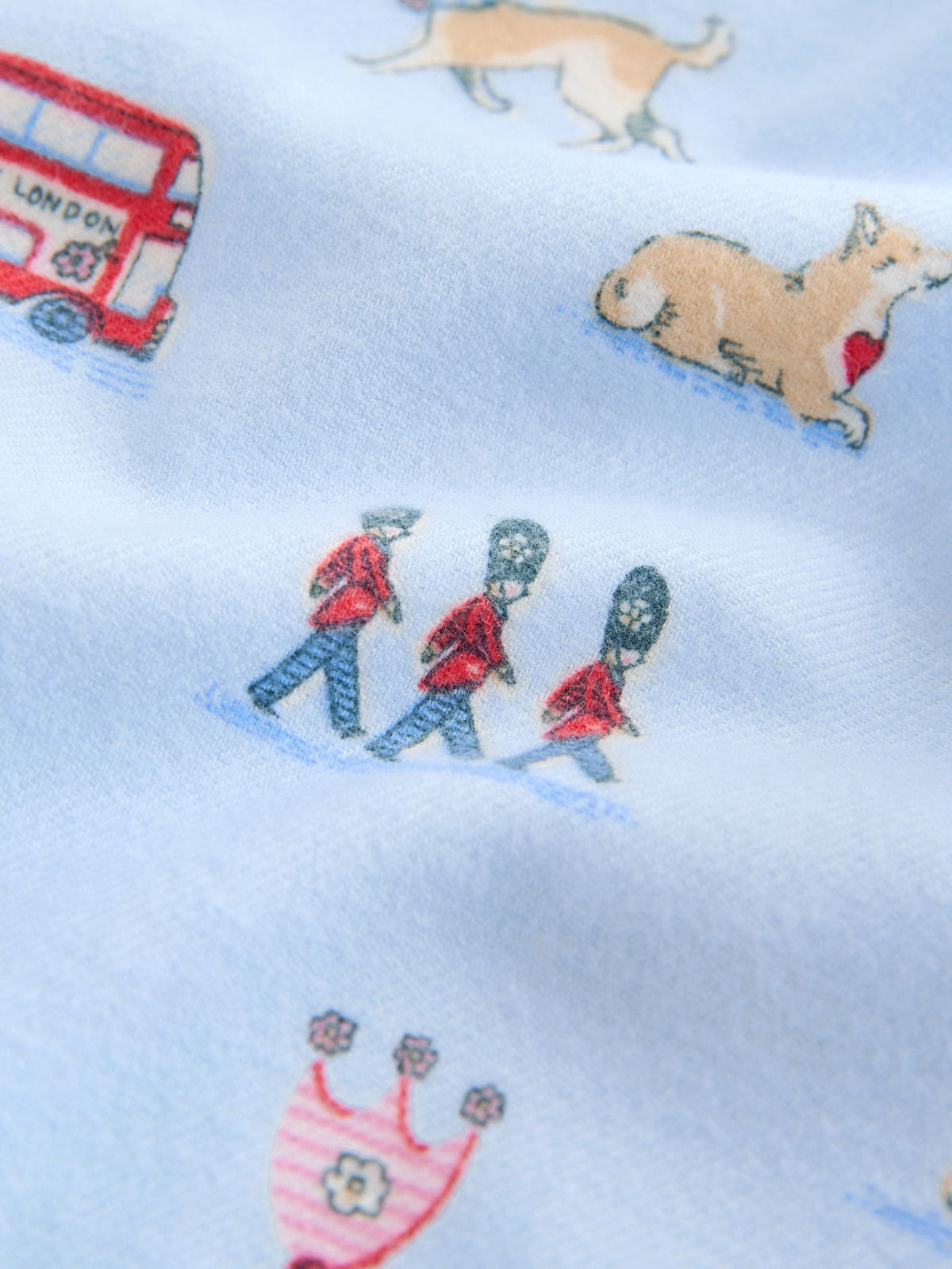 Blue London Cath Kidston Single Button Through Pyjamas