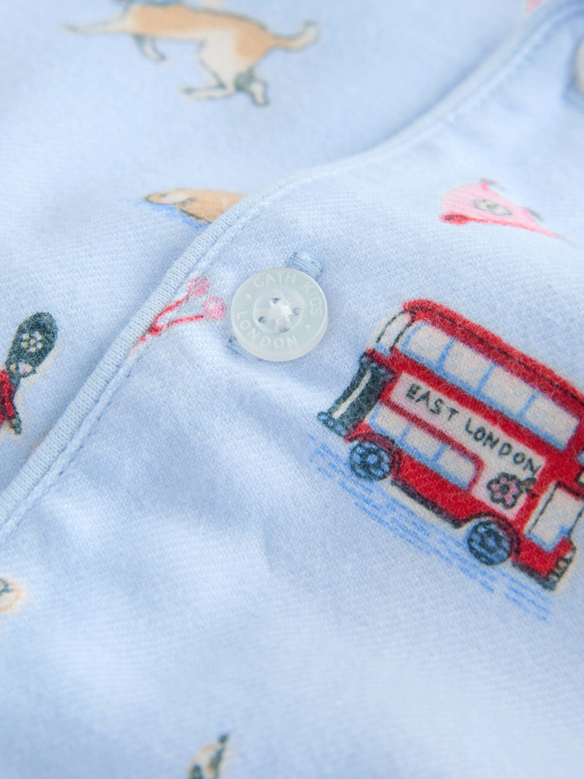 Blue London Cath Kidston Single Button Through Pyjamas