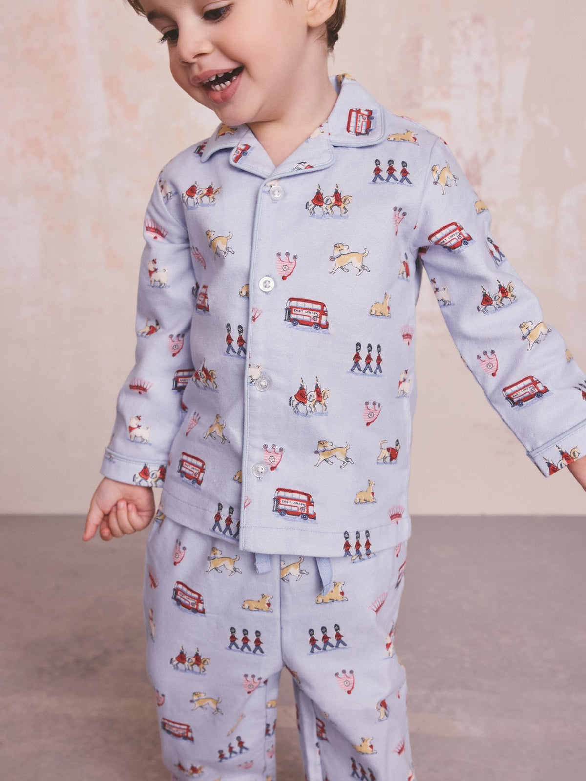 Blue London Cath Kidston Single Button Through Pyjamas