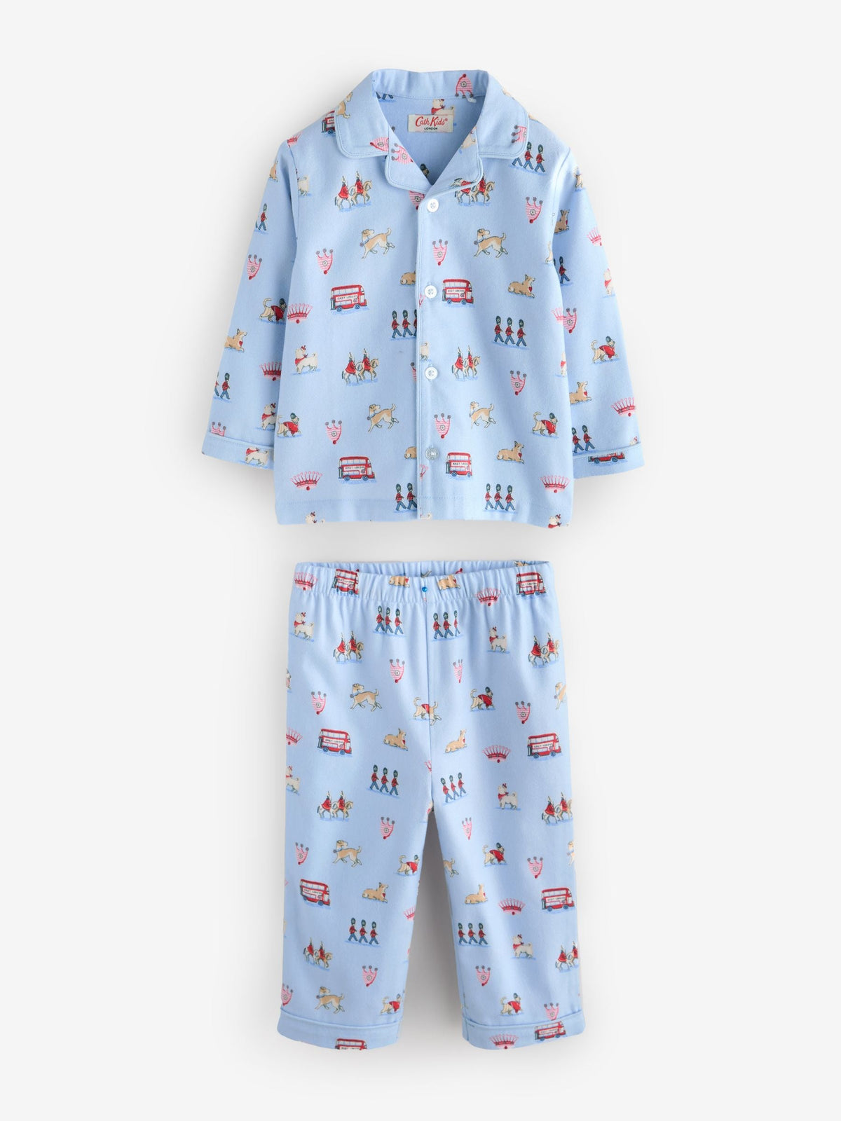 Blue London Cath Kidston Single Button Through Pyjamas