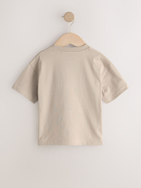 Cement Smile Short Sleeve Small Graphic T-Shirt (3mths-8yrs)