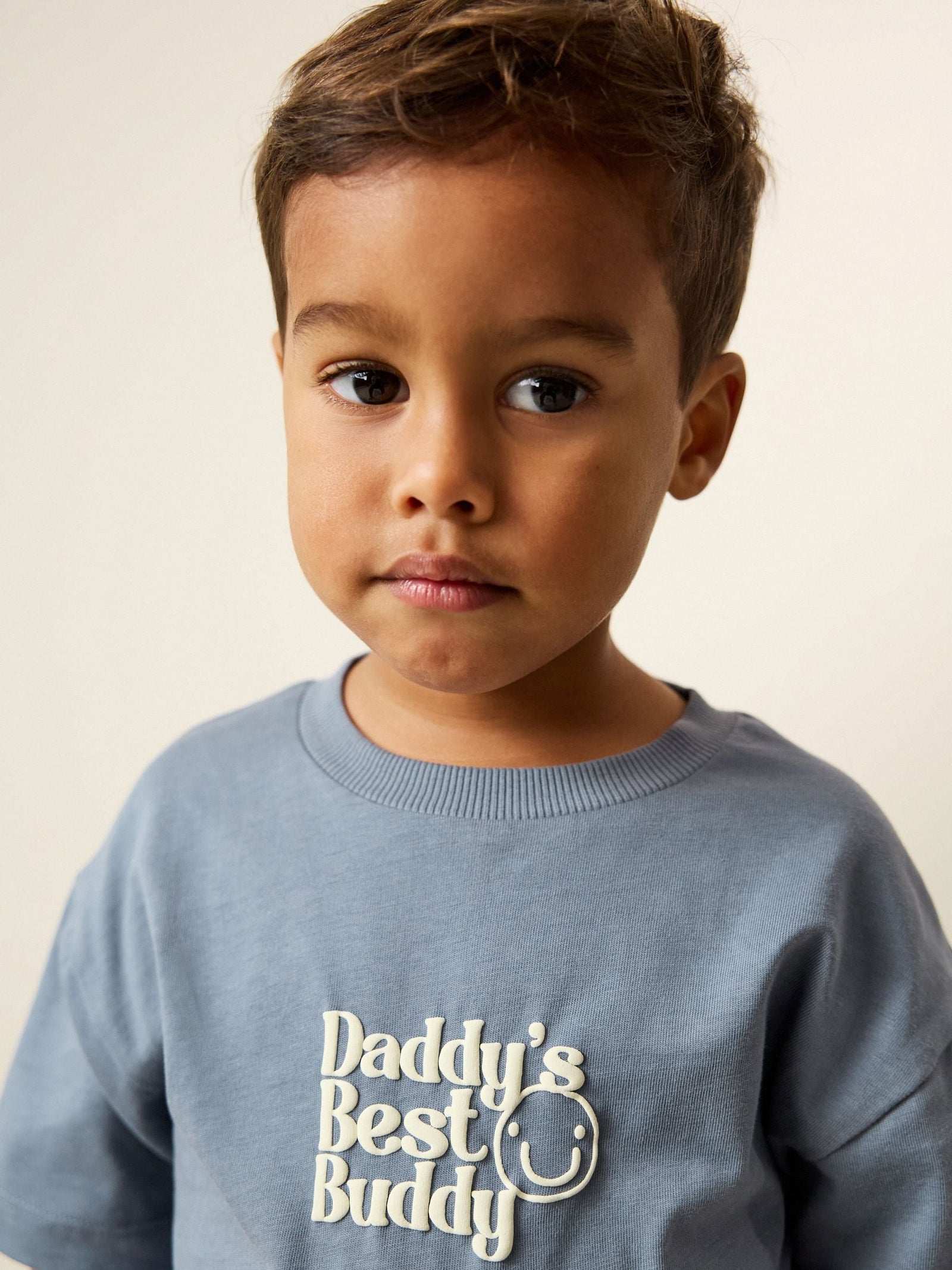 Blue Daddy's Best Buddy Short Sleeve Small Graphic T-Shirt (3mths-8yrs)