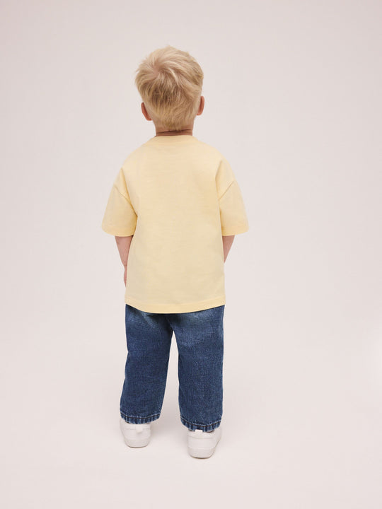 Yellow Mama's Bestie Short Sleeve Small Graphic T-Shirt (3mths-8yrs)