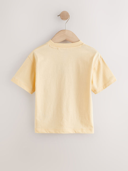 Yellow Mama's Bestie Short Sleeve Small Graphic T-Shirt (3mths-8yrs)