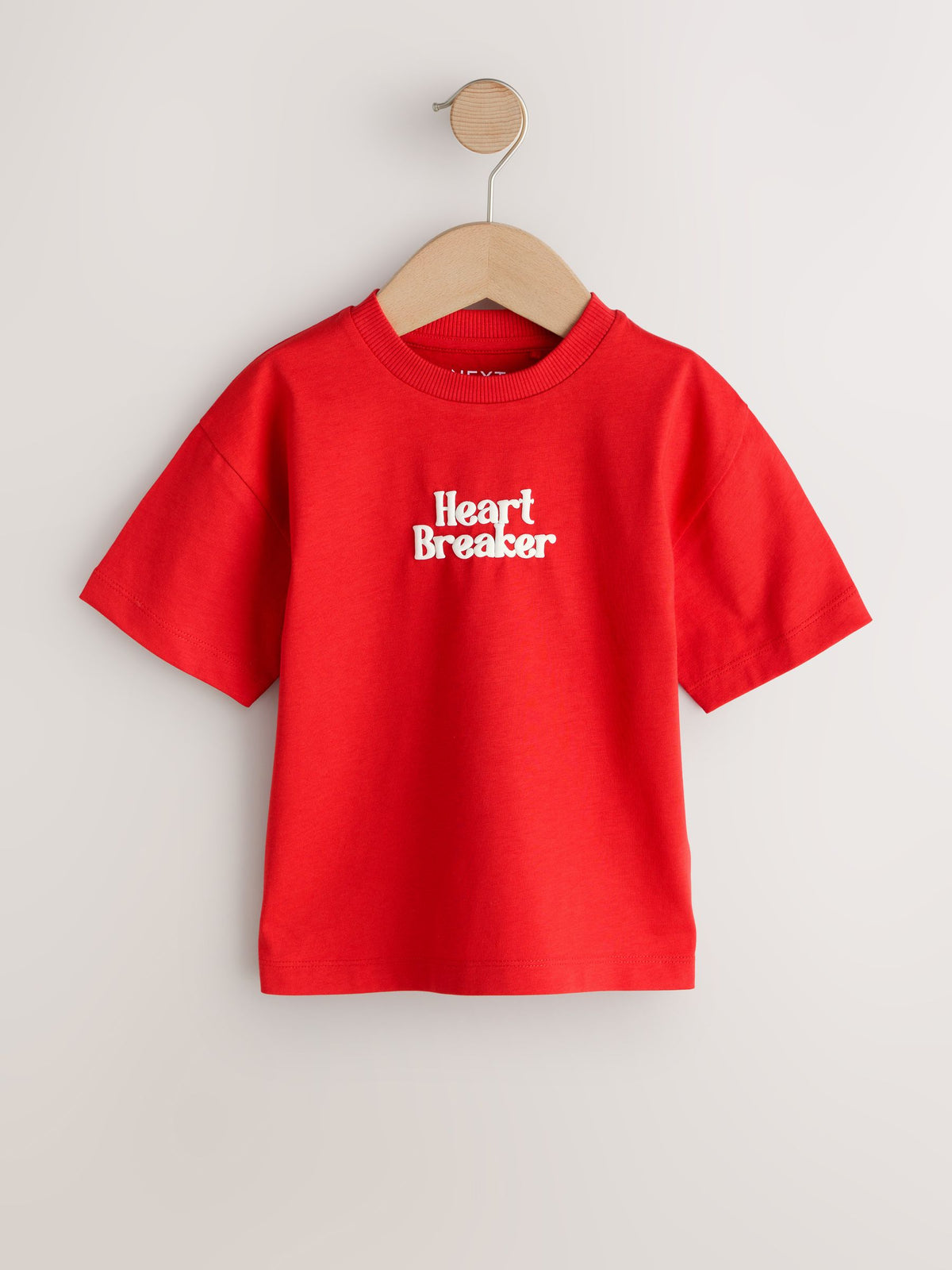Red Heart Breaker Short Sleeve Small Graphic T-Shirt (3mths-7yrs)