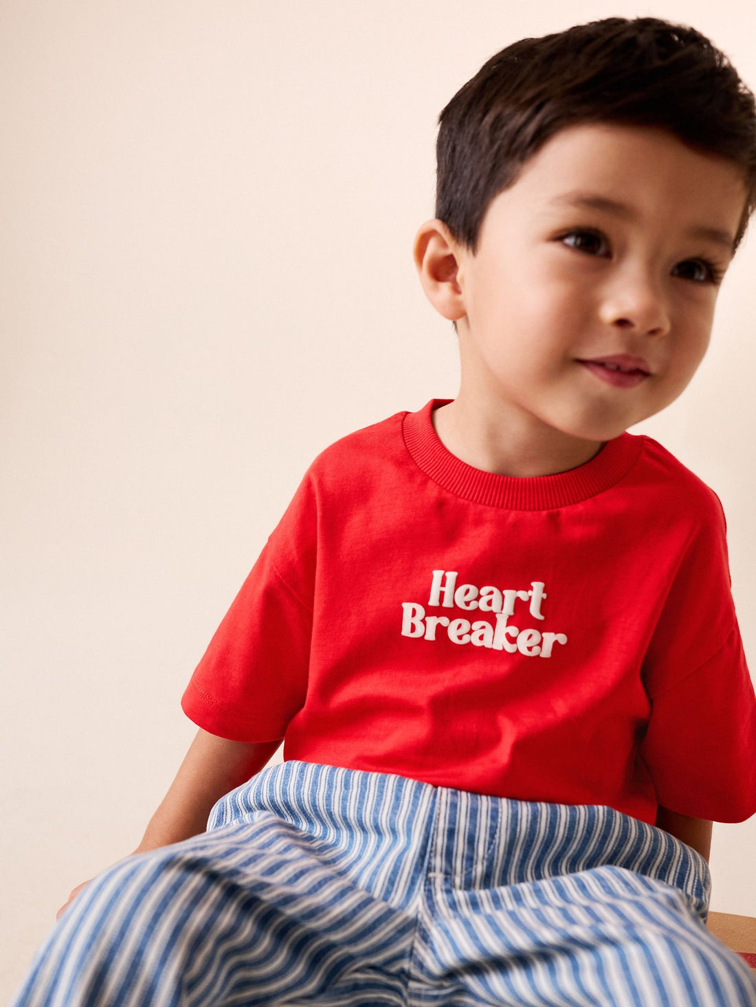 Red Heart Breaker Short Sleeve Small Graphic T-Shirt (3mths-8yrs)