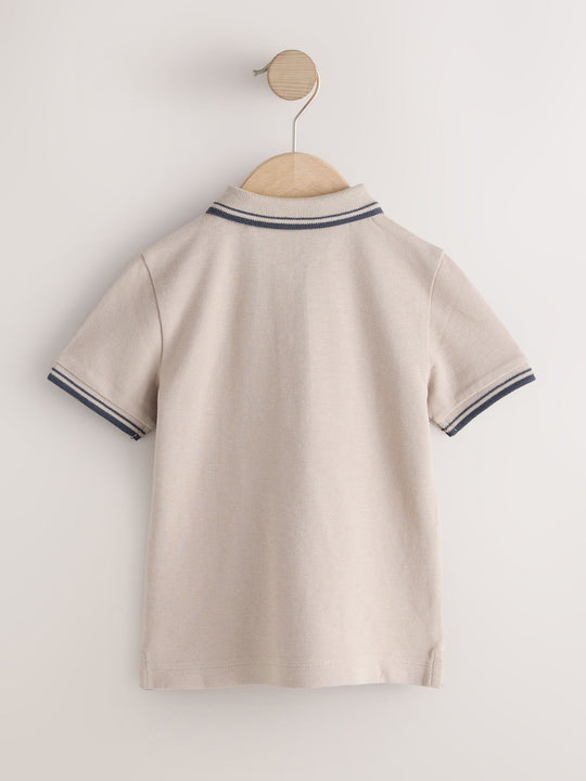 Stone Bear Short Sleeve Polo Shirt (3mths-7yrs)